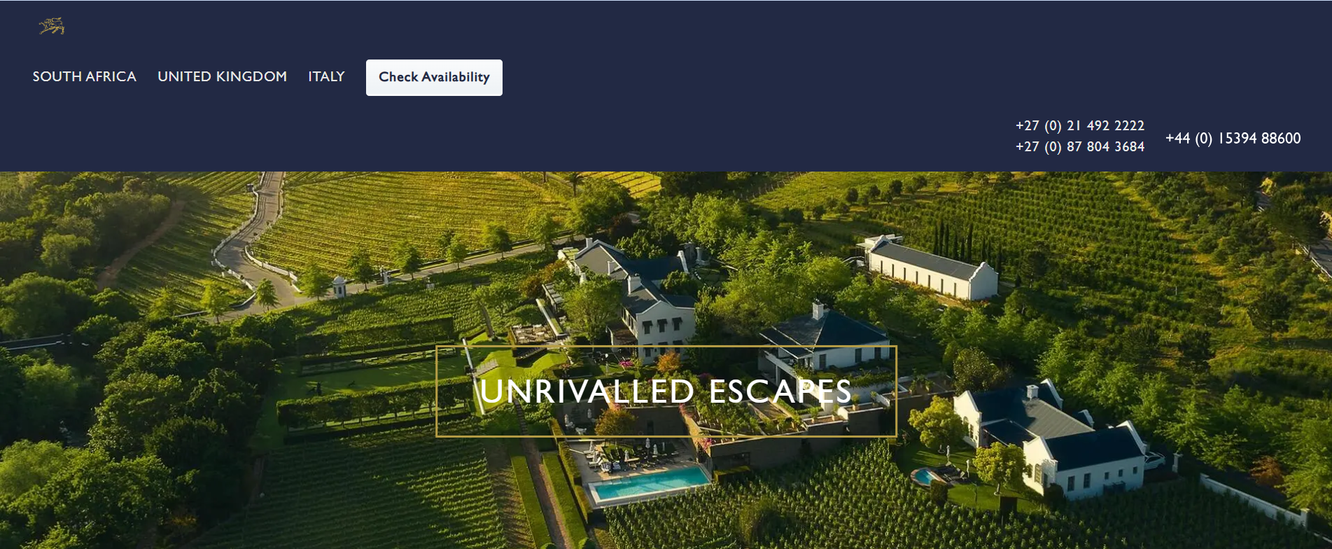 Leeu Collection Website